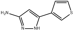 5-(3-thienyl)-1H-Pyrazol-3-amine Struktur