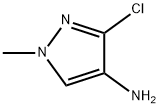 3-Chloro-1-methyl-1H-pyrazol-4-amine Struktur