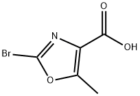 2-bromo-5-methyloxazole-4-carboxylic acid Struktur