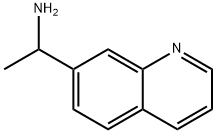 1-(quinolin-7-yl)ethanamine Struktur