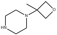 1-(3-methyloxetan-3-yl)piperazine Struktur