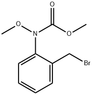 Methyl [2-(bromomethyl)phenyl]methoxycarbamate Struktur