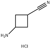 3-Aminocyclobutanecarbonitrile hydrochloride Struktur