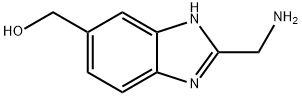 [2-(aminomethyl)-1H-1,3-benzodiazol-5-yl]methanol Struktur