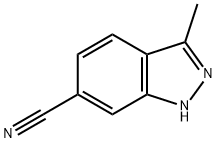 3-methyl-1H-indazole-6-carbonitrile Struktur