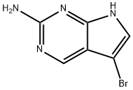 5-bromo-7H-pyrrolo[2,3-d]pyrimidin-2-amine Struktur