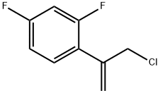 1-(3-chloroprop-1-en-2-yl)-2,4-difluorobenzene Struktur