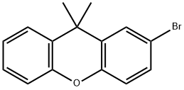 2-溴-9,9-二甲基氧雜蒽 結(jié)構(gòu)式