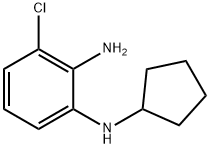 3-chloro-N1-cyclopentylbenzene-1,2-diamine Struktur