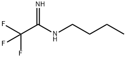 N-Butyl-2,2,2-trifluoroacetimidamide Struktur