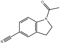 1-acetylindoline-5-carbonitrile Struktur