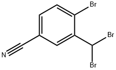 4-Bromo-3-dibromomethyl-benzonitrile Struktur