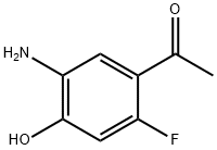 1-(5-Amino-2-fluoro-4-hydroxy-phenyl)-ethanone Struktur