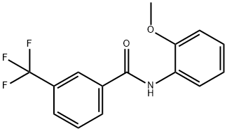 N-(2-methoxyphenyl)-3-(trifluoromethyl)benzamide Struktur