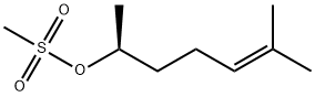 (S)-methanesulfonic acid 1,5-dimethylhex-4-enyl ester Struktur