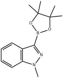 1-Methyl-1h-indazol-3-ylboronic acid pinacol ester Struktur