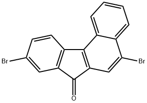 5,9-dibromo-7H-benzo[c]fluoren-7-one Struktur