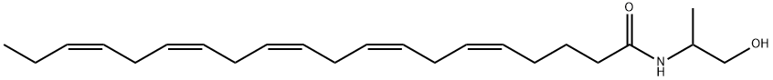 Eicosapentaenoyl 1-propanol-2-amide Struktur