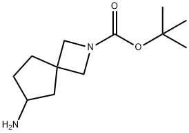 tert-butyl 6-amino-2-azaspiro[3.4]octane-2-carboxylate Struktur