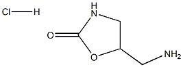 5-(aminomethyl)-1,3-oxazolidin-2-one hydrochloride Structure