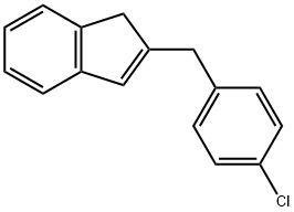 2-(4-Chlorobenzyl)-1H-indene Struktur