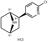 exo-(+)-1R,2R,4S-2-(6-Chloro-3-pyridinyl)-7-azabicyclo[2.2.1]heptane dihydrochloride Struktur