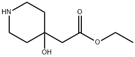 ethyl 2-(4-hydroxypiperidin-4-yl)acetate Struktur