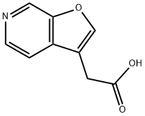 2-(furo[2,3-c]pyridin-3-yl)acetic acid Struktur