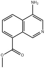 methyl4-aminoisoquinoline-8-carboxylate Struktur