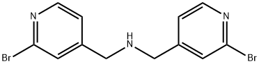 Bis((2-bromopyridin-4-yl)methyl)amine Struktur