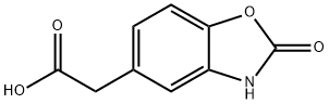 2,3-dihydro-2-oxo-5-Benzoxazoleacetic acid Struktur