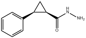 (1R,2S)-2-phenylcyclopropanecarbohydrazide Struktur