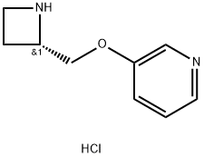 (S)-3-(2-Azetidinylmethoxy)pyridine 2HCl Struktur