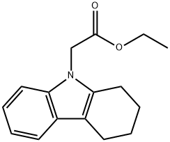 Ethyl 2-(3,4-dihydro-1H-carbazol-9(2H)-yl)acetate Struktur