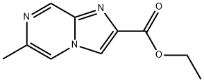 6-Methyl-imidazo[1,2-a]pyrazine-2-carboxylic acid ethyl ester Struktur