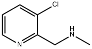 1-(3-Chloropyridin-2-yl)-N-methylmethanamine Struktur