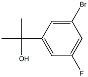 2-(3-Bromo-5-fluoro-phenyl)-propan-2-ol Struktur