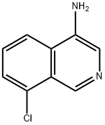 8-chloroisoquinolin-4-amine Struktur