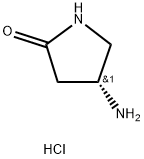 (R)-4-Aminopyrrolidin-2-one hydrochloride Struktur