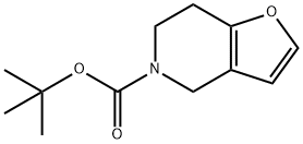 tert-butyl 6,7-dihydrofuro[3,2-c]pyridine-5(4H)-carboxylate Struktur