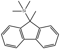 9-METHYL-9-(TRIMETHYLSILYL)FLUORENE Struktur