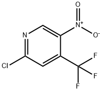 2-Chloro-5-nitro-4-(trifluoromethyl)pyridine Struktur