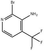 3-Amino-2-Bromo-4-(trifluoromethyl)pyridine Struktur