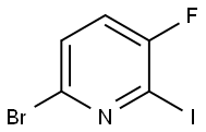 6-bromo-3-fluoro-2-iodopyridine Struktur