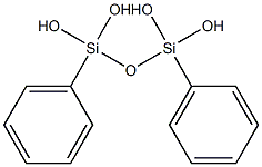 1,3-Diphenyl-1,1,3,3-Tetrahydroxy Disiloxane Struktur