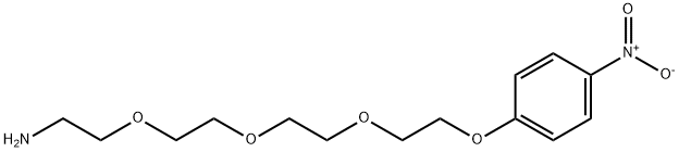 Ethanamine,2-[2-[2-[2-(4-nitrophenoxy)ethoxy]ethoxy]ethoxy]- Struktur