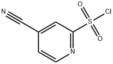 4-cyanopyridine-2-sulfonyl chloride Struktur