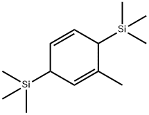 1-methyl-3,6-bis(trimethylsilyl)cyclohexa-1,4-diene Struktur