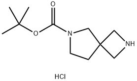 6-Boc-2,6-diaza-spiro[3.4]octane hydrochloride Struktur