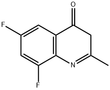 6,8-DIFLUORO-2-METHYLQUINOLIN-4(1H)-ONE, 1862479-70-6, 結(jié)構(gòu)式